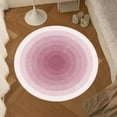 thumbnail image 1 of EGYMEN 24" Round Rug, Cream Color Wind Sofa Mat, Coffee Table Area Rug, Bedroom Side Cushion, Study Soundproof Floor Cushion, 1 of 6