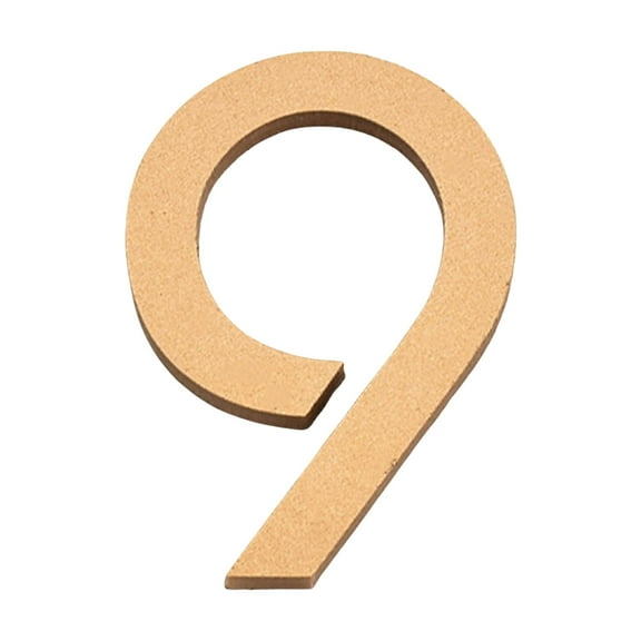 EGYMEN 3" Acrylic Gold Number Plates for Elegant and Stylish Decor, Luxurious Engraved Number Signs for Home and Office, Customizable Acrylic Wall Art Accents