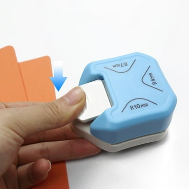 EGYMEN 3 in 1 Corner Rounder Punch - Durable and Easy to Use, 3-Way Corner Cutter for Paper, Photos, and DIY Crafts - Cuts 4mm, 7mm, 10mm Corners