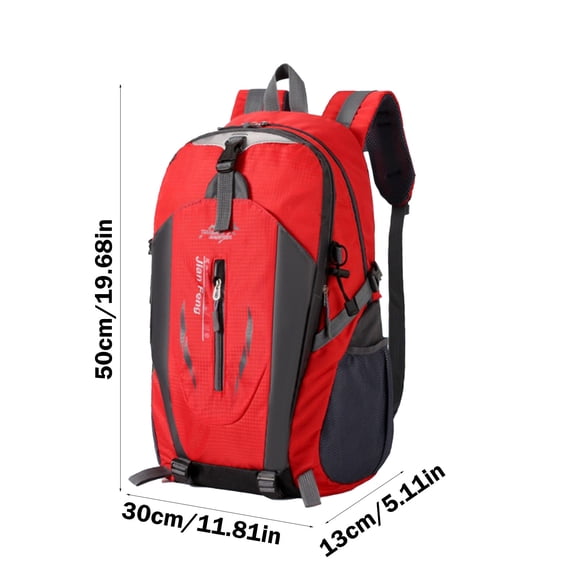 EGYMEN 30L Hiking Backpack, Compact Lightweight Travel Pack, Foldable Daypack for Outdoor Adventures, Ultralight Rucksack for Camping and Day Trips(Red)