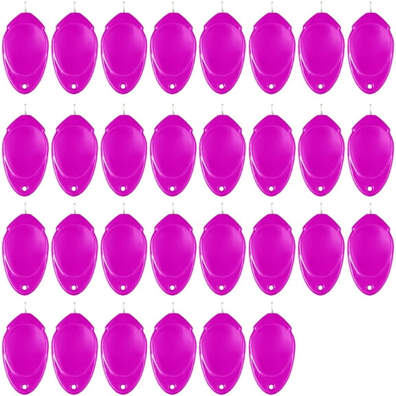EGYMEN 30PC Needle Threader, Convenient Sewing Needle Threading Tool, Easy-to-Use Needle Insertion Device, Compact Portable Needle Threading Solution for Hand Sewing(Hot Pink)