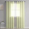 thumbnail image 1 of EGYMEN 40"x100" Semi Sheer Curtains, Light Translucent Linen Drapes for Bedroom, Airy Window Treatments with Grommet Top, Vintage Style Sheer Curtain Panels, 1 of 7
