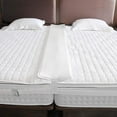 thumbnail image 1 of EGYMEN 80" Bed Bridge, Mattress Connector Slot for Stuffing, Anti-Slide Foam Bed Wedge, Double Bed Gap Filler, 1 of 9