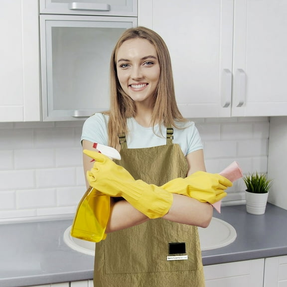 EGYMEN Adjustable Vests Apron, Kitchen Household Cooking Waterproof and Oil-Proof Waistcoat, BBQ Apron with Pockets, Unisex Catering Work Clothes