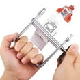thumbnail image 1 of EGYMEN Aluminum Alloy Toothpaste Squeezer, Metal Tube Wringer for Creams and Paints, Handheld Dispenser for Hair and Hand Cream, Reusable Tube Extractor Tool, 1 of 7
