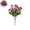 thumbnail image 1 of EGYMEN Artificial Daisies, Plastic Flowers Bouquet, Realistic Floral Arrangement, Garden Decoration, Hanging Display for Home and Outdoor Use (Hot Pink), 1 of 7
