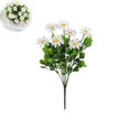 thumbnail image 1 of EGYMEN Artificial Daisies, Plastic Flowers Bouquet, Realistic Floral Arrangement, Garden Decoration, Hanging Display for Home and Outdoor Use (White), 1 of 7