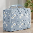 thumbnail image 1 of EGYMEN Blue Storage Bag, Oversized Non-Woven Fabric Organizer, Portable Quilts and Clothes Packing Bag, Travel-Friendly Large Capacity Storage Solution(M), 1 of 9