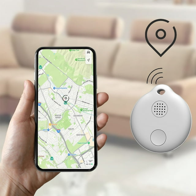 EGYMEN Bluetooth Key Wallet Finder with RealTime Location Tracking and