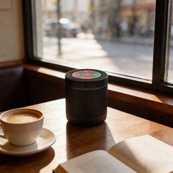 EGYMEN Bluetooth Speaker, Wireless Mini Speaker with RGB Lights, Portable Music Player for Outdoor Use, Compact Bluetooth Audio Device
