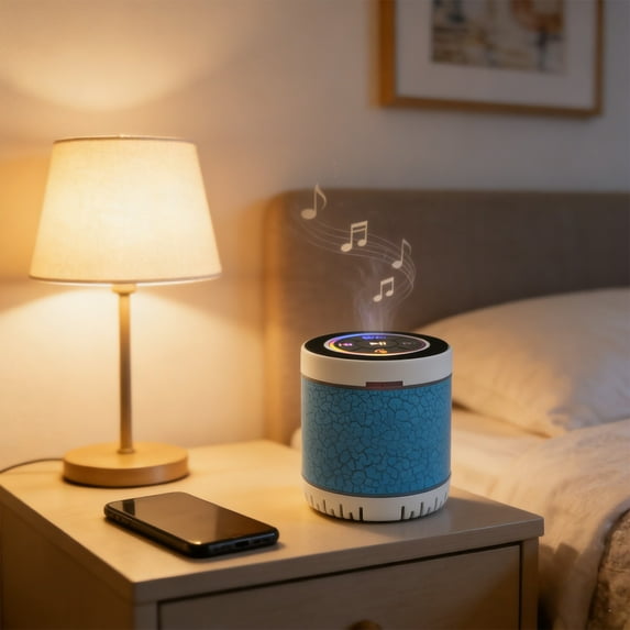 EGYMEN Bluetooth Speaker, Wireless Mini Speaker with RGB Lights, Portable Music Player for Outdoor Use, Compact Bluetooth Audio Device