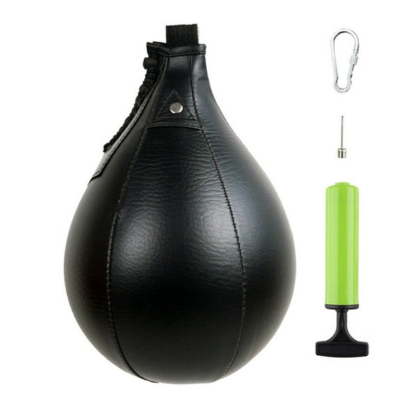 EGYMEN Boxing Pear Bag, Speed Pear Training Equipment for Reflex Improvement, Hanging Punching Bag for Boxing Fitness, Punch Bag with Swivel for Coordination and Speed Exercise