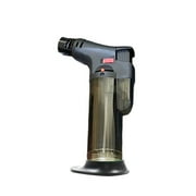 EGYMEN Butane Torch Lighter, Adjustable Flame Butane Gas Lighter, Windproof Refillable Kitchen Torch, Outdoor Camping BBQ Torch Lighter