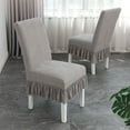 thumbnail image 1 of EGYMEN Chair Cover, Universal Fit Stretchable Slipcover with Ash Protection, Four Seasons Elastic Non-Slip Seating Protector for Home Furniture, 1 of 6