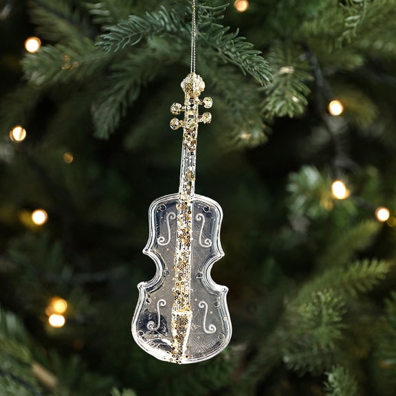 EGYMEN Christmas Decoration, Transparent Acrylic Snowflake Ornament, Sequin Crystal Charm, Festive Tree Pendant, Holiday Vibe Accessory