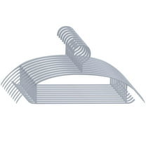 EGYMEN Clothes Hanger 10 Pieces, Sweater Hangers No Shoulder Bump, Heavy Duty Coat Hangers for Closet, Non Slip Hangers for Sweaters,Suits,Dresses,Jackets,Pants,Shirt(Gray)