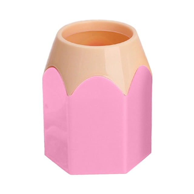 EGYMEN Colorful Pen Holder, Desktop Organizer Pen Cup, Multi-Purpose Pencil Dispenser, Stationery Storage Container