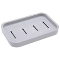 thumbnail image 1 of EGYMEN Creative Double Layer Soap Dish, Portable Plastic Soap Box for Bathroom and Kitchen, Multi-Functional Drainage Soap Holder, Modern Design Soap Tray with Water Collection, 1 of 6