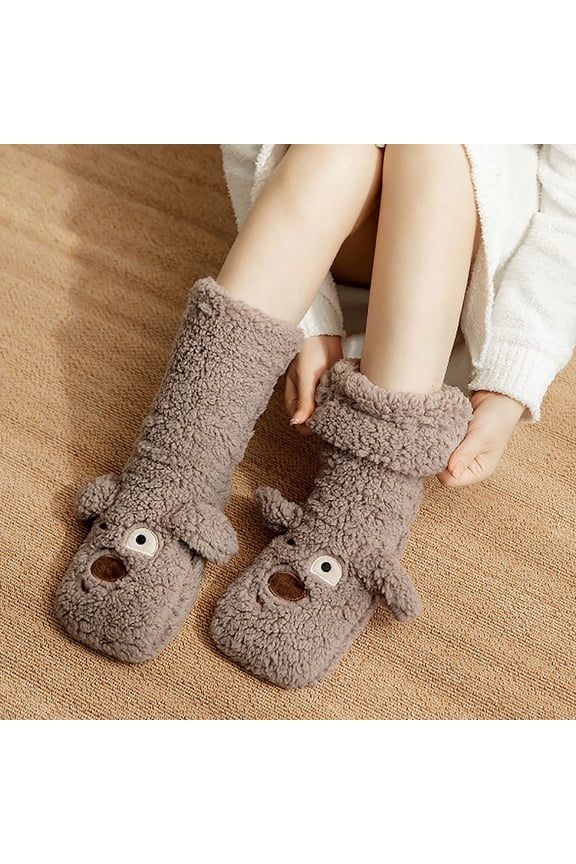 Cute Sleeping Socks, Warm and Cozy Home Floor Socks, Soft and Comfortable Bed Socks, Stylish Sleep Socks for Women