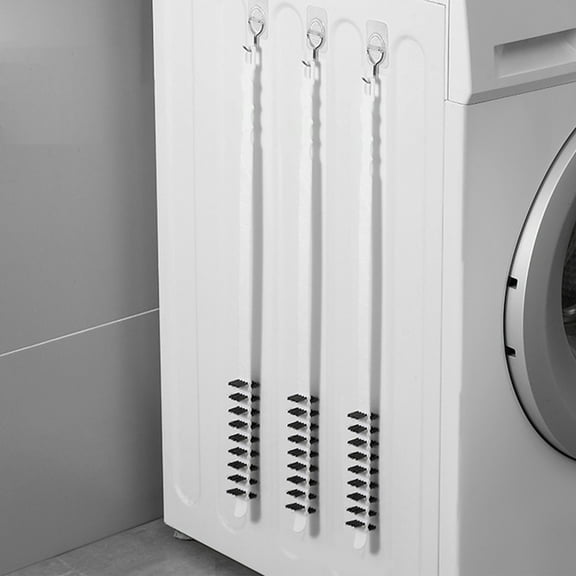 EGYMEN Drum Washing Machine Brush, Multifunctional Cleaning Tool for Washing Machine, Extended Handle Decontamination Brush for Inner Wall Cleaning(White)