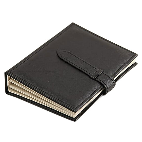 EGYMEN Earring Storage Book, Jewelry Organizer with Flip-Top Hanging Design, Large Capacity Earrings Display Book for 42 Pairs, Leather Earring Holder and Display Props