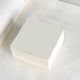 thumbnail image 1 of EGYMEN Extra Thick Notepad, Tearable Square Notebook With 400 Sheets, Blank Draft Paper For Writing, Small Portable Memo Pad For Note-Taking(White), 1 of 6