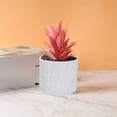 thumbnail image 1 of EGYMEN Faux Tree Bark Flower Pot, Decorative Resin Planter for Indoor Outdoor Use, Compact Plant Container for Succulents and Herbs, Lightweight Cactus Pot in Four Colors(White), 1 of 6