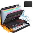 thumbnail image 1 of EGYMEN Fireproof Accordion File Folder, A4 Document Organizer with Handle, Exam Paper Storage Pouch, Portable File Holder for Important Documents, 1 of 6