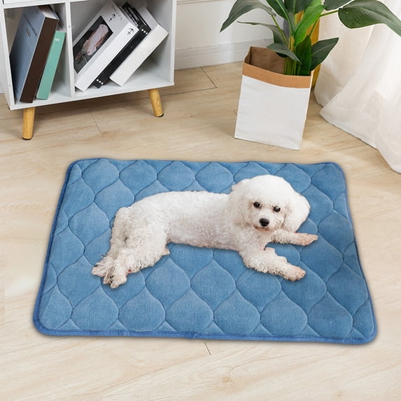EGYMEN Fluffy Pet Mat, 18x26 Inches, Cozy Dog Bed, Washable Cat Pad, Scratch-Resistant Kennel Cushion, Warm Winter Pet Rug
