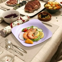 EGYMEN Fruit Tray, Coffee Table Candy Dish and Food Platter, Square Design Snack Plate, 1x Food Tray