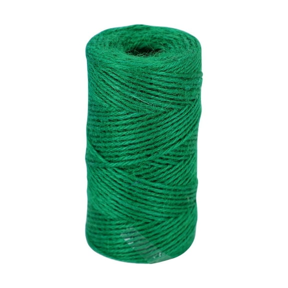 EGYMEN Garden Strong Natural Jute Twine - 800ft Long, 2mm Thickness for Gardening Tomato Climbing Plants, Floral Crafts, Gift Wrapping, Packaging, and Decoration