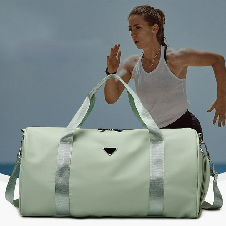 EGYMEN Gym Bag for Women and Men Small Duffel Bag for Sports Gyms and Weekends Getaways Dufflebag with Shoe and Wet Clothes Compartments