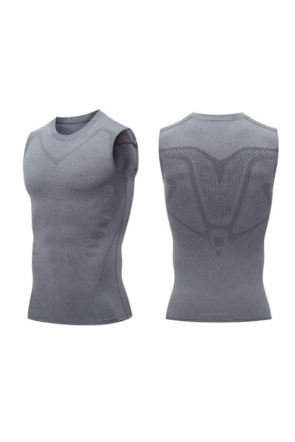 Ionic Shaping Vest, Men's Chest Compression Shirt, Gynecomastia Reduction Top, Man Boob Corrector
