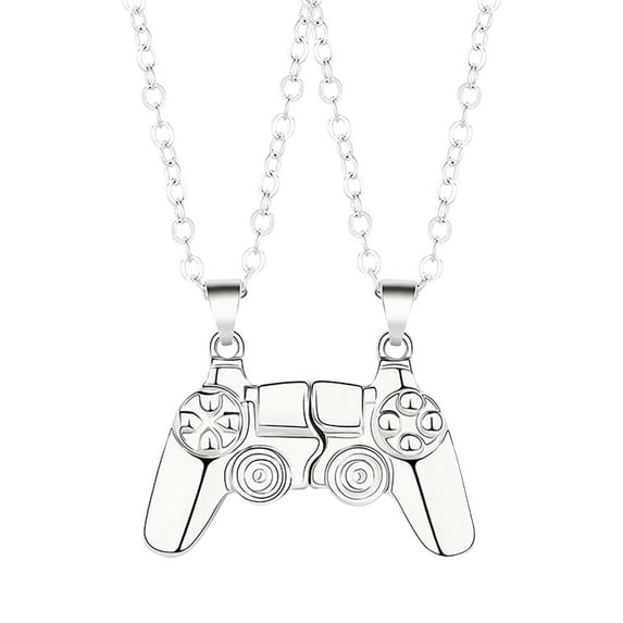 EGYMEN Iron Magnet Couple Necklace, Personalized Valentine's Day Gift for Couples, Adjustable Romantic Pendant Necklace Set, Exquisite Love Expression Jewelry