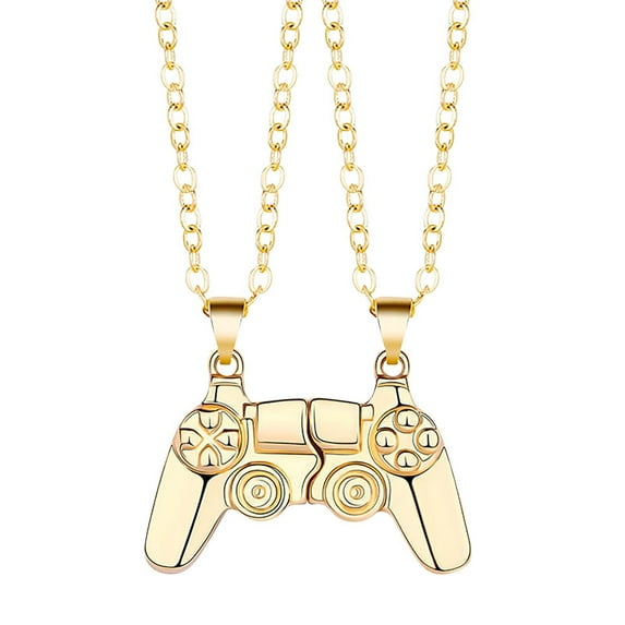 EGYMEN Iron Magnet Couple Necklace, Personalized Valentine's Day Gift for Couples, Adjustable Romantic Pendant Necklace Set, Exquisite Love Expression Jewelry