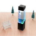thumbnail image 1 of EGYMEN Jellyfish Volcano Lamp, Aquarium LED Lights Night Table, 4 Types of Underwater World Soothing Lights, Flashing Jellyfish Lamp for Home or Gift, 1 of 5
