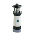 thumbnail image 1 of EGYMEN LED Solar Rotating Lighthouse, Outdoor Decorative Waterproof Garden Yard Landscape Lamp, Automatic Day-Night Sensor Solar Lantern for Lawn, Patio, Tree Hanging, 1 of 6