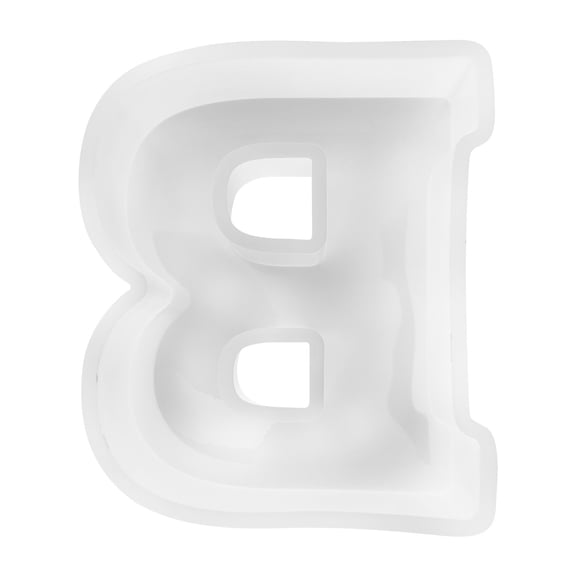 EGYMEN Large Alphabet Silicone Cake Mold, English Letter Epoxy Resin Mould for Baking, Reusable Flexible Letter Molds for Candles, Soap, and Resin Art Decorations