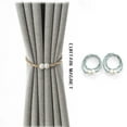 thumbnail image 1 of EGYMEN Magnetic Curtain Tiebacks, No-Drill Magnetic Curtain Holders, Decorative Weave Rope Curtain Buckles, Convenient Curtain Fixing Straps, 1 of 5
