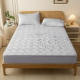 thumbnail image 1 of EGYMEN Mattress Protector, Waterproof Fitted Bed Cover With Nonslip Design, All-In-One Mattress Shield For Ultimate Protection, Soft And Comfortable Bed Sheet For Better Sleep(Gray), 1 of 6