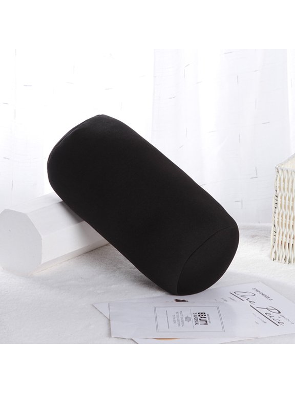 Memory Foam Cylinder Pillow, High-Density Neck Support Roll Cushion, Versatile Office Nap Pillow, Removable Cover Machine Washable, Portable Travel Comfort for Home and Car