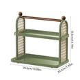 thumbnail image 1 of EGYMEN Multi Layer Storage Rack, Versatile Cup Holder Organizer, Functional Desktop Display Shelf, Stylish Kitchen Tea Stand for Efficient Storage(Green), 1 of 5