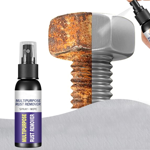 EGYMEN Multi-Purpose Rust Remover Spray, Instant Rustout Derusting for Car Maintenance, Metal Cleaning, and Stainless Steel Polishing, Environmentally Friendly 50ml