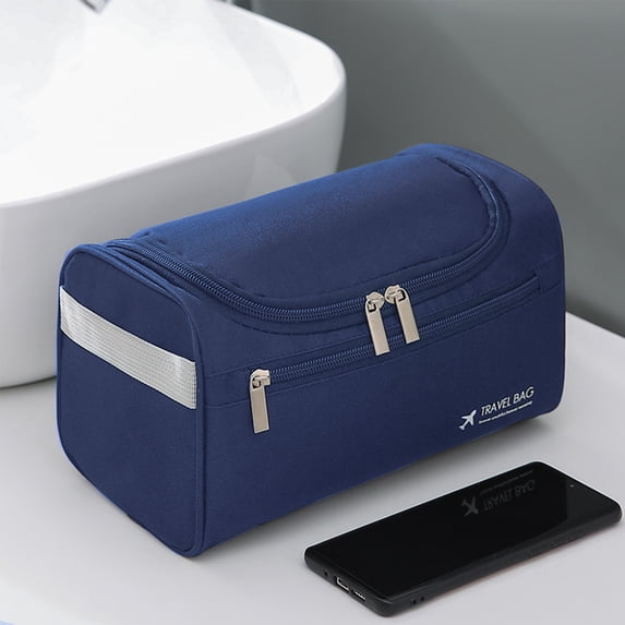 EGYMEN Multi-functional Travel Cosmetics Bag, Versatile Toiletry Organizer, Convenient Hanging Storage Pouch, Waterproof Makeup and Shaving Kit Carrier for Men and Women
