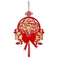 thumbnail image 1 of EGYMEN New Year Door Sign, 2024 Vietnamese New Year Decoration With Stereo Blessing Tassel, Spring Festival Hanging Ornament For Home, 1 of 6