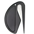 thumbnail image 1 of EGYMEN Office/Home Plastic Letter Opener, Mini Mail Envelope Opener with Safety Design & Stainless Steel Blade, Portable Paper Cutter for Mails, Office Supplies & Home Essentials(Black), 1 of 5
