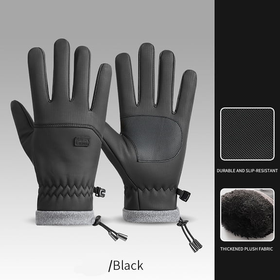 EGYMEN Outdoor Driving Fleece Cycling Gloves, Warm Fleece Riding Mitts, Cozy Winter Handwear, Windproof Cycling Gear