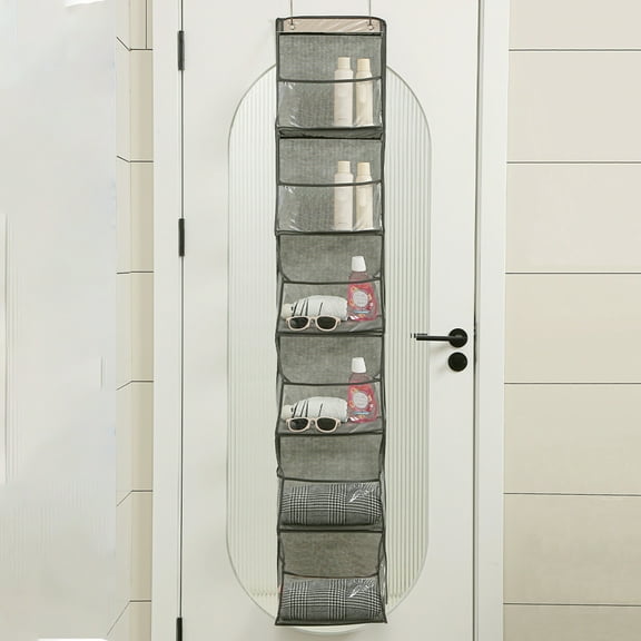 EGYMEN Over the Door Organizer, Multi-Pocket Hanging Storage, Heavy Duty Closet Door Organizer for Nursery, Bathroom, Pantry, Bedroom, Baby, Toys, Diapers