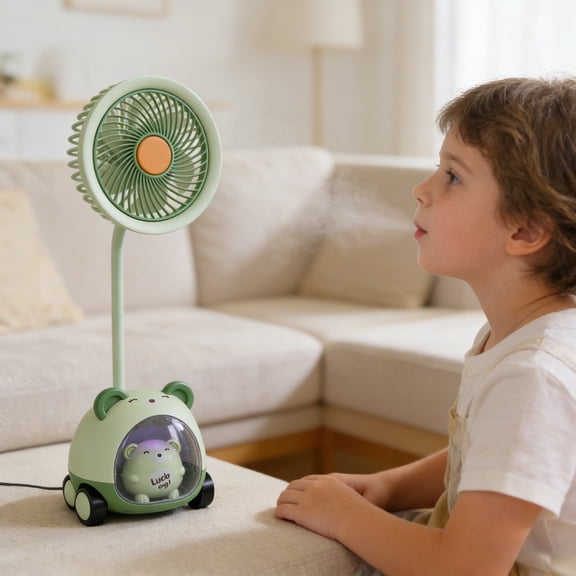 EGYMEN Pencil Sharpener Fan, Compact Cooling Fan with Multi-Purpose Use, Portable Personal Fan with Rechargeable Battery, Lightweight Air Circulator for Home or Travel