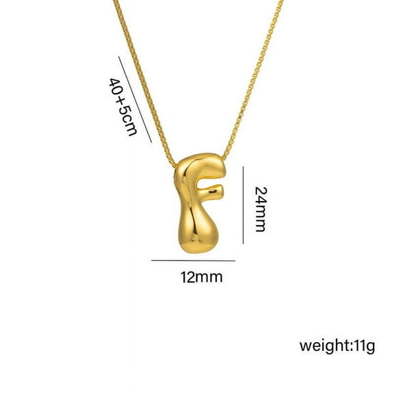 EGYMEN Personalized Initial Letter Necklace, Custom Name Pendant Necklace for Her, Engraved Mom Jewelry Gift, Stylish Alloy Charm Necklace for Special Occasions